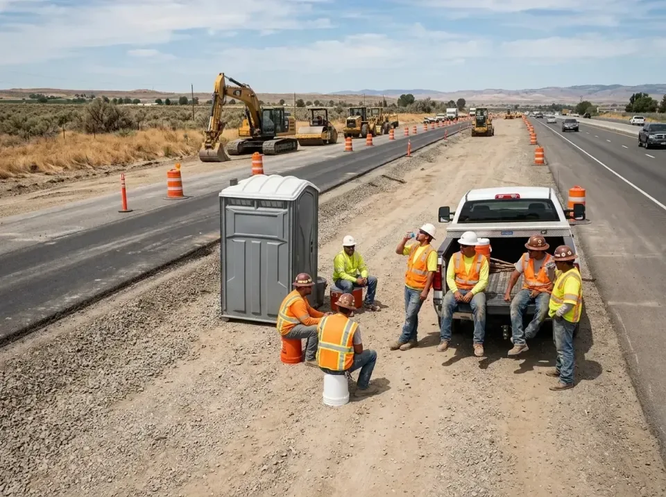 highway-road-construction-crew-007 — frequently asked questions, Porta Potty and Restroom Rentals in Houston, MO